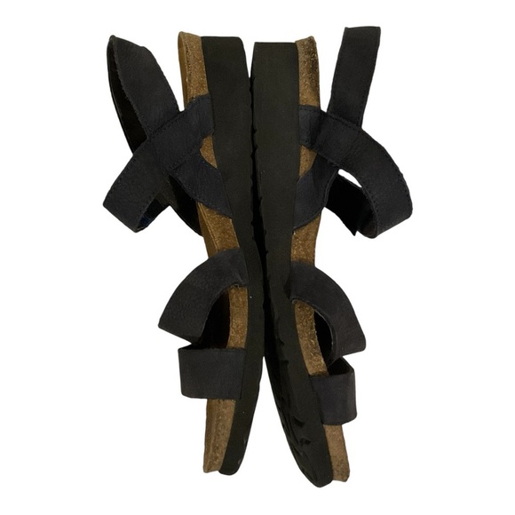 Naot Kayla Leather Sandal Navy Cork Anatomic Suede Women’s Size 40 (EU) 9.5 (US) - Picture 4 of 9